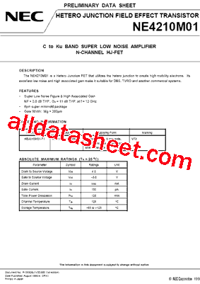 NE4210M01型号图片