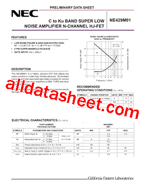 NE429M01型号图片