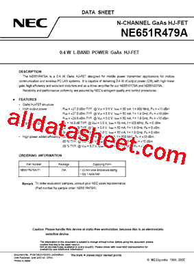 NE651R479A-T1型号图片