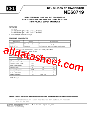 NE68719-T1型号图片