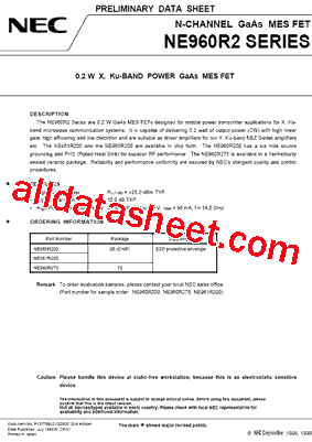 NE961R200型号图片