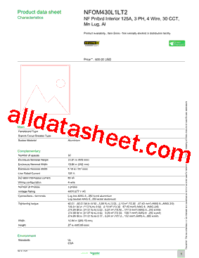 NFOM430L1LT2型号图片