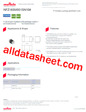 NFZ18SM501SN10型号图片