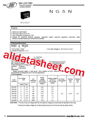 NG5NADC5V型号图片