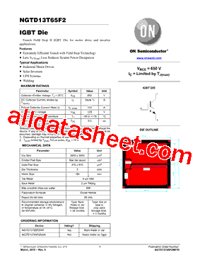 NGTD13T65F2型号图片