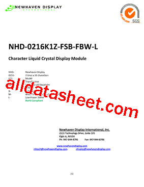 NHD-0216K1Z-FSB-FBW-L型号图片