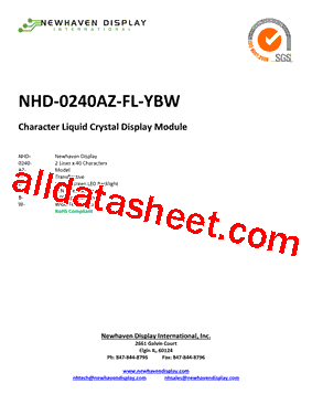 NHD-0240AZ-FL-YBW型号图片