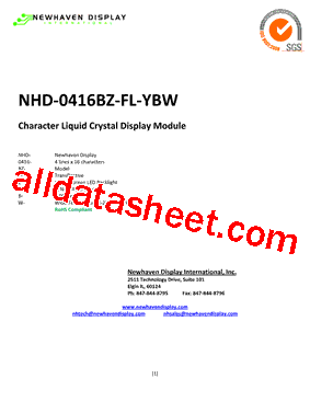 NHD-0416BZ-FL-YBW型号图片