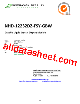 NHD-12232DZ-FSY-GBW型号图片