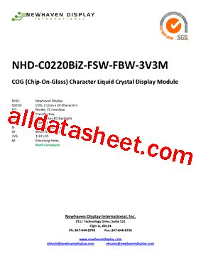 NHD-C0220BIZ-FSW-FBW-3V3M型号图片