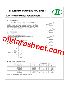 NJ2N60D-LI型号图片