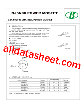 NJ5N80-BL型号图片