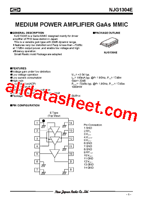 NJG1304E-C4型号图片