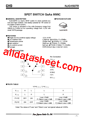 NJG1507R型号图片