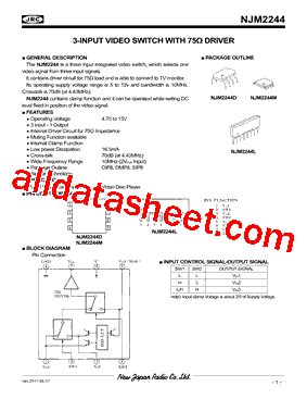 NJM2244M-TE1型号图片
