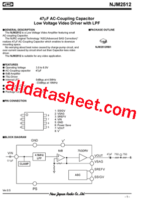 NJM2512RB1型号图片