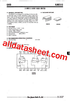 NJM2513D型号图片