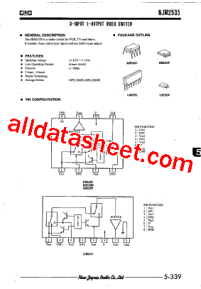 NJM2535D型号图片