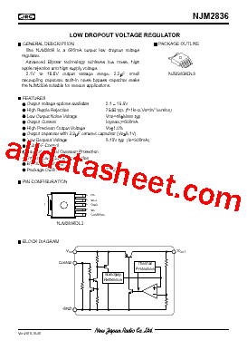 NJM2836DL3-10型号图片