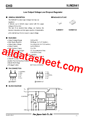 NJM2841F024型号图片
