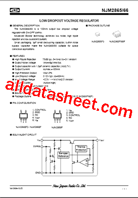 NJM2865F3-21-TE1型号图片