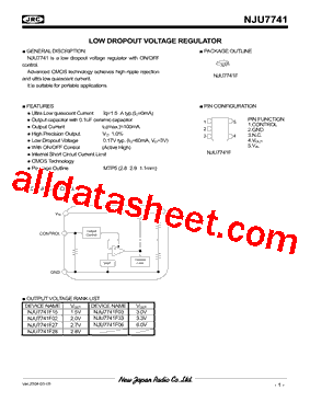 NJU7741F28型号图片