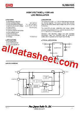 NJW4105DL5-05A型号图片