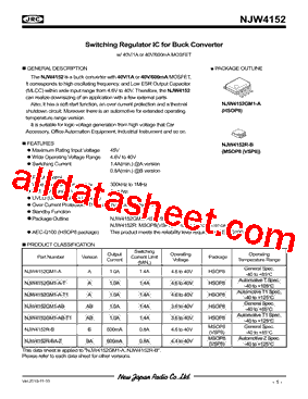NJW4152A型号图片