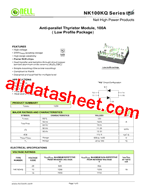 NK100KQ12型号图片
