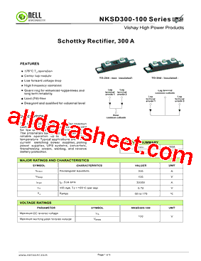 NKSD300-100型号图片