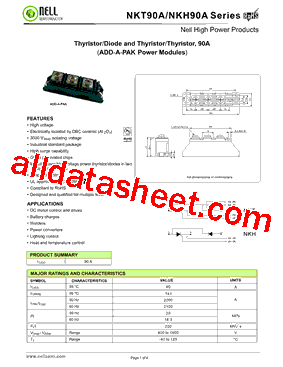 NKT90A型号图片