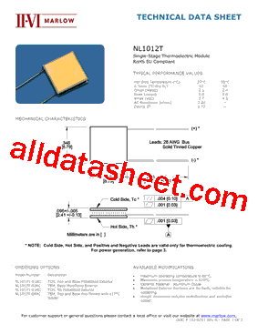 NL1012T-02AC型号图片