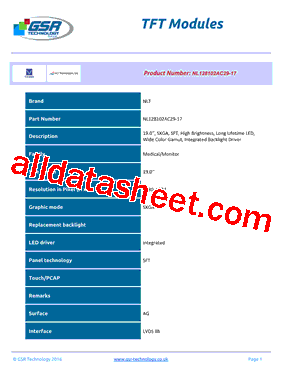 NL128102AC29-17型号图片