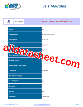 NL160120AM27-33A型号图片