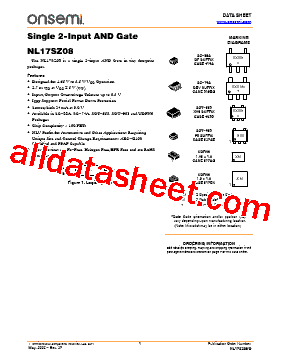 NL17SZ08MU1TCG型号图片