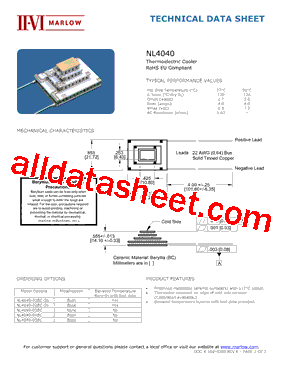 NL4040型号图片