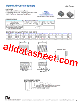 NLA0403K5N0TRF型号图片