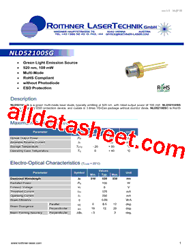 NLD52100SG型号图片