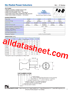 NLI46C1R0MF型号图片