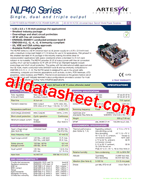 NLP40-7605J型号图片