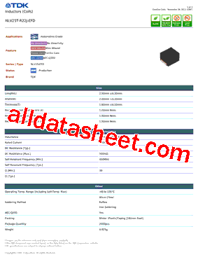 NLV25T-R22J-EFD型号图片