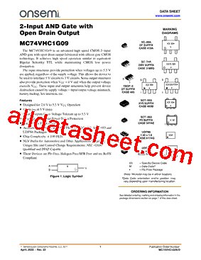 NLV74VHC1G09DTT1G型号图片