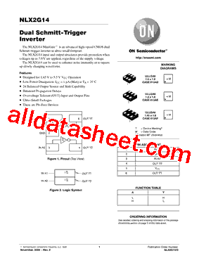 NLX2G14AMX1TCG型号图片