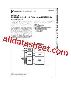 NM27C512NE150型号图片