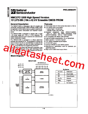 NMC27C128BQ20型号图片