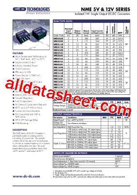 NME1205SC型号图片