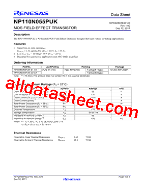 NP110N055PUK型号图片