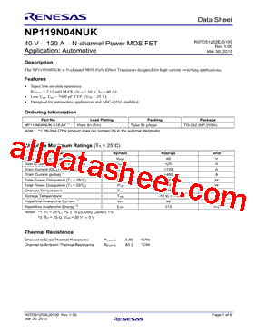 NP119N04NUK型号图片