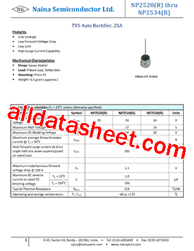 NP2534R型号图片