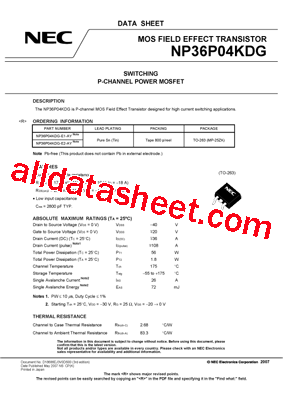 NP36P04KDG-E2-AY型号图片